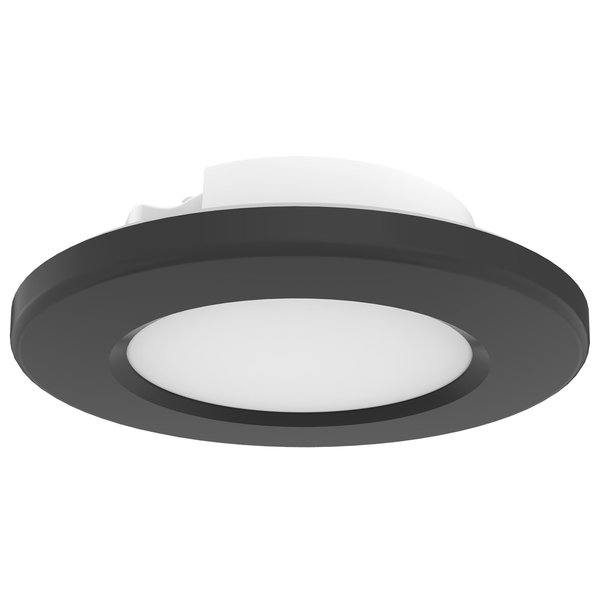 Nuvo 4 Inch, LED Surface Mount Fixture, CCT Selectable 3K/4K/5K, Black 62/1584